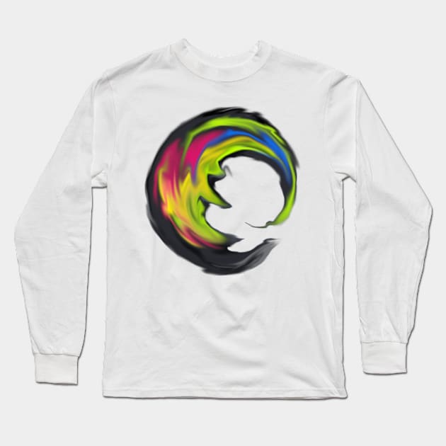 Man in the Moon Long Sleeve T-Shirt by TWDesigns